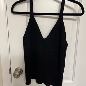 ODDY Black Knit Camisole Top